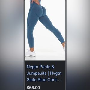 Nvgtn Blue leggings
